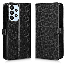 Custodia Portafoglio In Pelle Cover con Supporto C01X per Samsung Galaxy A23 5G Nero