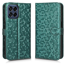 Custodia Portafoglio In Pelle Cover con Supporto C01X per Samsung Galaxy M33 5G Verde