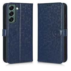 Custodia Portafoglio In Pelle Cover con Supporto C01X per Samsung Galaxy S24 5G Blu