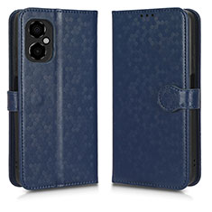 Custodia Portafoglio In Pelle Cover con Supporto C01X per Xiaomi Poco M4 5G Blu