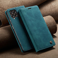 Custodia Portafoglio In Pelle Cover con Supporto C02S per Samsung Galaxy M53 5G Blu