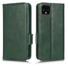 Custodia Portafoglio In Pelle Cover con Supporto C02X per Google Pixel 4 XL Verde