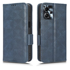 Custodia Portafoglio In Pelle Cover con Supporto C02X per Motorola Moto G23 Blu