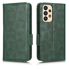 Custodia Portafoglio In Pelle Cover con Supporto C02X per Samsung Galaxy A23 5G Verde