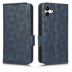 Custodia Portafoglio In Pelle Cover con Supporto C02X per Samsung Galaxy F14 5G Blu