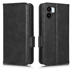 Custodia Portafoglio In Pelle Cover con Supporto C02X per Xiaomi Redmi A1 Nero