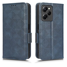 Custodia Portafoglio In Pelle Cover con Supporto C02X per Xiaomi Redmi Note 12 Pro Speed 5G Blu