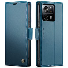 Custodia Portafoglio In Pelle Cover con Supporto C03S per Xiaomi Mi 13T 5G Blu