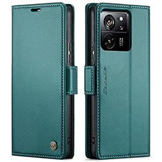 Custodia Portafoglio In Pelle Cover con Supporto C03S per Xiaomi Mi 13T 5G Verde