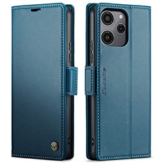 Custodia Portafoglio In Pelle Cover con Supporto C03S per Xiaomi Redmi 12 5G Blu