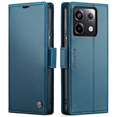 Custodia Portafoglio In Pelle Cover con Supporto C03S per Xiaomi Redmi Note 13 Pro 5G Blu