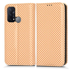 Custodia Portafoglio In Pelle Cover con Supporto C03X per Oppo Reno5 A Oro