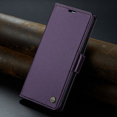 Custodia Portafoglio In Pelle Cover con Supporto C04S per Oppo Reno8 T 4G Viola