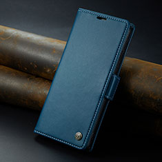 Custodia Portafoglio In Pelle Cover con Supporto C04S per Xiaomi Redmi 13C Blu