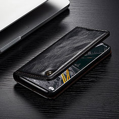 Custodia Portafoglio In Pelle Cover con Supporto C05S per Samsung Galaxy S20 Plus Nero