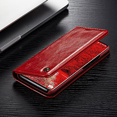 Custodia Portafoglio In Pelle Cover con Supporto C05S per Samsung Galaxy S20 Plus Rosso