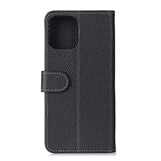 Custodia Portafoglio In Pelle Cover con Supporto C06 per Xiaomi Mi 11 Lite 4G Nero