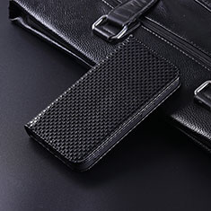 Custodia Portafoglio In Pelle Cover con Supporto C06X per Samsung Galaxy Z Fold5 5G Nero