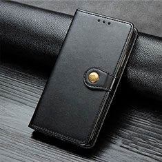 Custodia Portafoglio In Pelle Cover con Supporto D01 per Xiaomi Mi Note 10 Nero