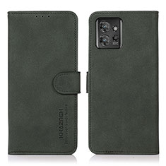 Custodia Portafoglio In Pelle Cover con Supporto D01Y per Motorola ThinkPhone 5G Verde