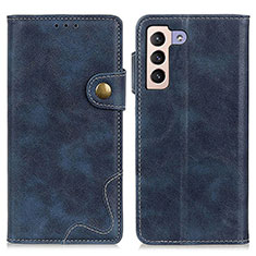 Custodia Portafoglio In Pelle Cover con Supporto D01Y per Samsung Galaxy S23 5G Blu