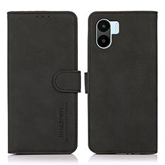 Custodia Portafoglio In Pelle Cover con Supporto D01Y per Xiaomi Redmi A1 Nero