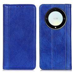 Custodia Portafoglio In Pelle Cover con Supporto D03Y per Huawei Honor Magic5 Lite 5G Blu