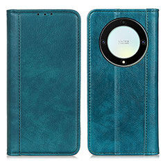 Custodia Portafoglio In Pelle Cover con Supporto D03Y per Huawei Honor Magic5 Lite 5G Verde