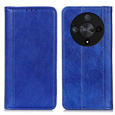 Custodia Portafoglio In Pelle Cover con Supporto D03Y per Huawei Honor Magic6 Lite 5G Blu