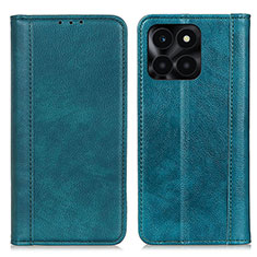 Custodia Portafoglio In Pelle Cover con Supporto D03Y per Huawei Honor X6a Verde
