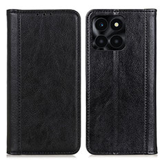 Custodia Portafoglio In Pelle Cover con Supporto D03Y per Huawei Honor X8b Nero