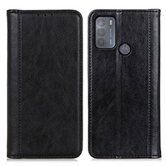 Custodia Portafoglio In Pelle Cover con Supporto D03Y per Motorola Moto G50 Nero