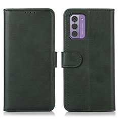 Custodia Portafoglio In Pelle Cover con Supporto D03Y per Nokia G310 5G Verde