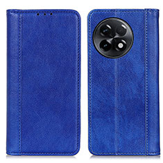 Custodia Portafoglio In Pelle Cover con Supporto D03Y per OnePlus Ace 2 5G Blu