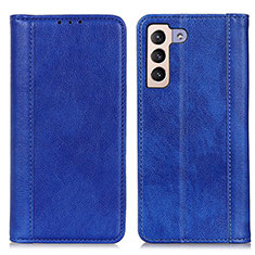 Custodia Portafoglio In Pelle Cover con Supporto D03Y per Samsung Galaxy S21 Plus 5G Blu