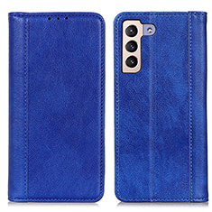 Custodia Portafoglio In Pelle Cover con Supporto D03Y per Samsung Galaxy S23 5G Blu