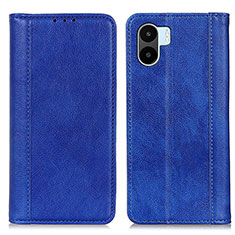 Custodia Portafoglio In Pelle Cover con Supporto D03Y per Xiaomi Poco C50 Blu