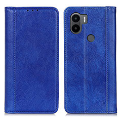 Custodia Portafoglio In Pelle Cover con Supporto D03Y per Xiaomi Redmi A1 Plus Blu
