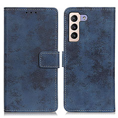 Custodia Portafoglio In Pelle Cover con Supporto D05Y per Samsung Galaxy S24 5G Blu