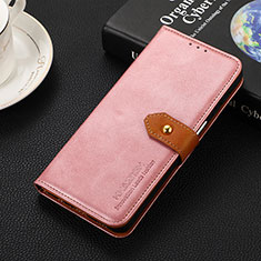 Custodia Portafoglio In Pelle Cover con Supporto D07Y per Xiaomi Redmi Note 13 Pro 5G Rosa