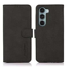 Custodia Portafoglio In Pelle Cover con Supporto D08Y per Motorola Moto Edge S30 5G Nero