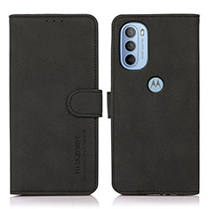 Custodia Portafoglio In Pelle Cover con Supporto D08Y per Motorola Moto G31 Nero