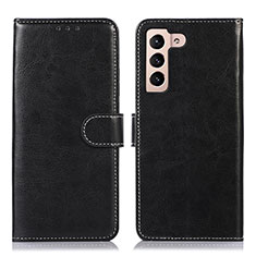 Custodia Portafoglio In Pelle Cover con Supporto D10Y per Samsung Galaxy S22 Plus 5G Nero