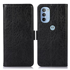 Custodia Portafoglio In Pelle Cover con Supporto D11Y per Motorola Moto G31 Nero