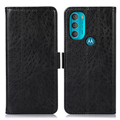 Custodia Portafoglio In Pelle Cover con Supporto D11Y per Motorola Moto G71 5G Nero