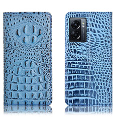 Custodia Portafoglio In Pelle Cover con Supporto H01P per OnePlus Nord N300 5G Cielo Blu