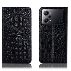 Custodia Portafoglio In Pelle Cover con Supporto H01P per Oppo K10 Pro 5G Nero