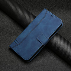 Custodia Portafoglio In Pelle Cover con Supporto H01X per Samsung Galaxy A23 5G Blu