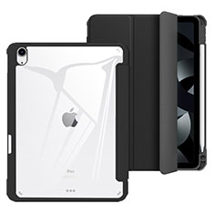 Custodia Portafoglio In Pelle Cover con Supporto H02 per Apple iPad Air 4 10.9 (2020) Nero