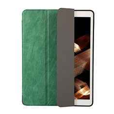 Custodia Portafoglio In Pelle Cover con Supporto H02 per Apple New iPad 9.7 (2017) Verde